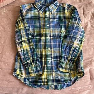 Boys long sleeve button down shirt